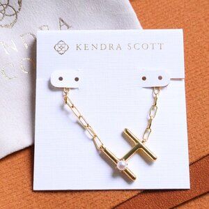 Kendra Scott | Letter H - Gold Freshwater Cultured Pearl Necklace